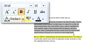priPrinter user interface sample image