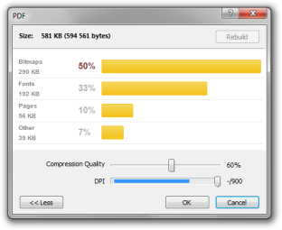 PDF Size Reducing